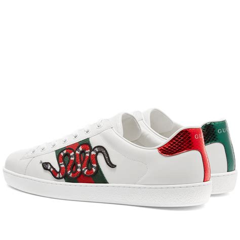 gucci ace sneaker herren|gucci ace metallic snakeskin sneakers.